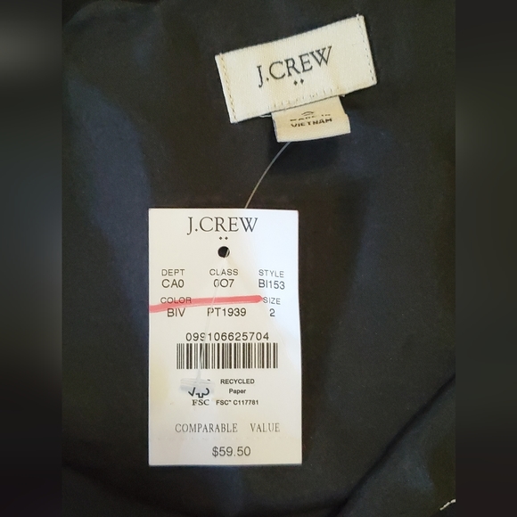 NWT J. Crew polka dot camisole - Picture 5 of 5